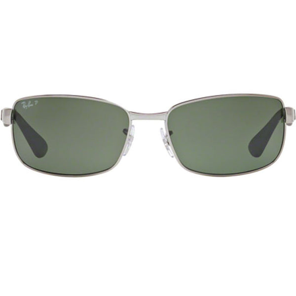 RayBan Rectangular Unisex Sunglasses Black RB3478 004/58