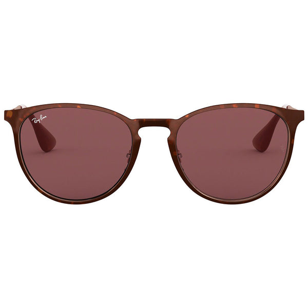 Ray Ban Erika Metal Unisex Sunglasses Dark Violet Lens RB3539 913375