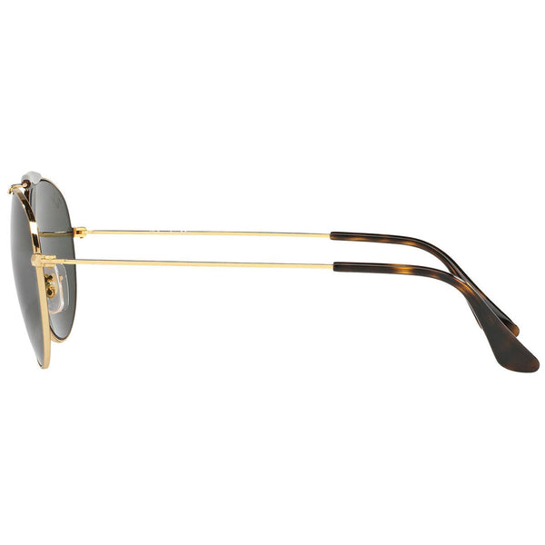 RayBan Aviator Unisex Sunglasses w/Crystal Green Lens RB3540 001