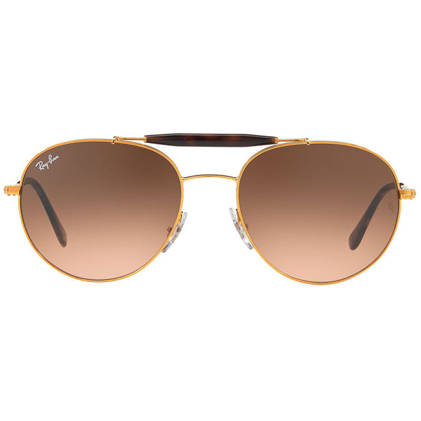 RayBan Aviator Sunglasses W/Pink/Brown RB3540 9001A5