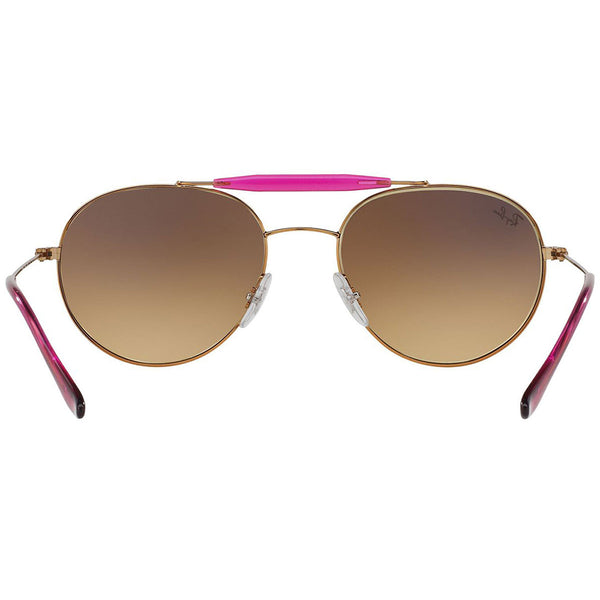 RayBan Unisex Sunglasses W/Grey Flash Gradient Lens RB3540 198/9U