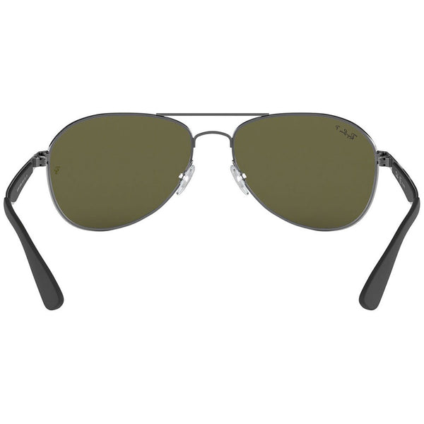 Ray-Ban Aviator Men Sunglasses w/Green Polarized Lens RB3549 004/9A-58