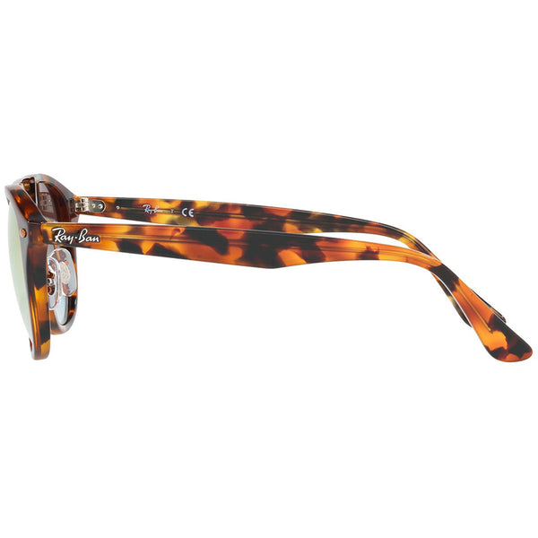 Ray Ban Unisex Square Sunglasses Green or Brown Lens | Side