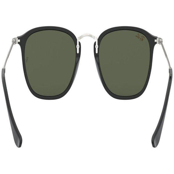 Ray-Ban Black Plastic Frame Sunglasses Green Lens RB 2448N 901