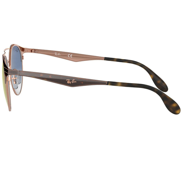 RayBan Mirrored Lens Sunglasses Copper on Top Havana RB3545 9074X0