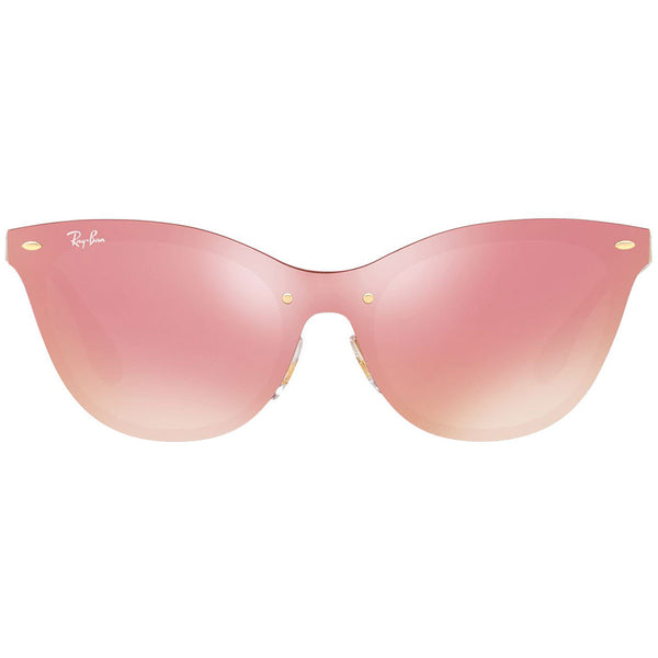 Ray-Ban Blaze Cat Eye Women's Sunglasses Pink Lens RB3580N 043/E4 43