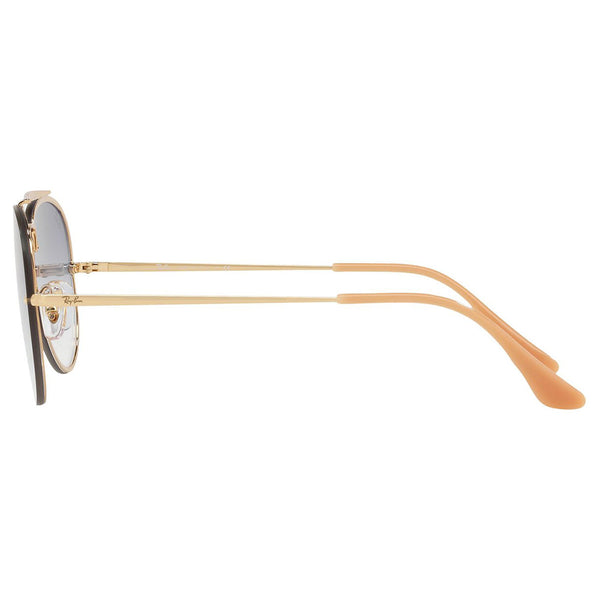 Ray Ban Blaze Aviator Sunglasses Blue Gradient Lens RB3584N 001/19