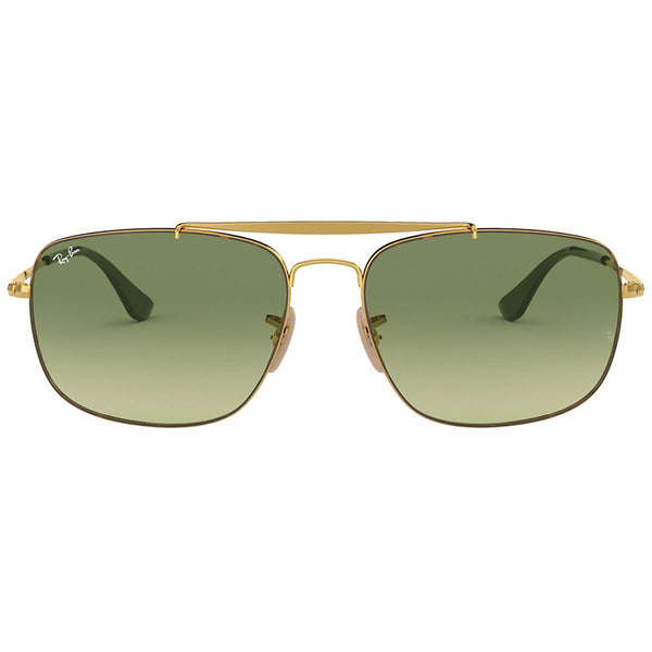 Ray-Ban Colonel Men Sunglasses W/Green Gradient Lens RB3560 91034M