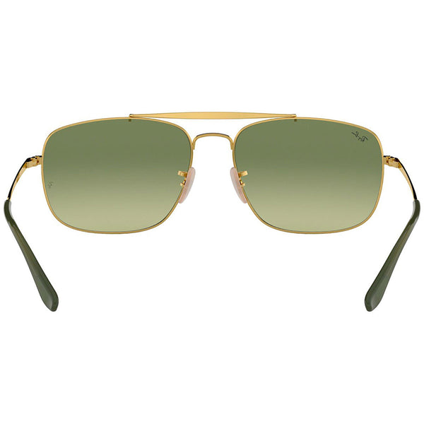 Ray-Ban Colonel Men Sunglasses W/Green Gradient Lens RB3560 91034M