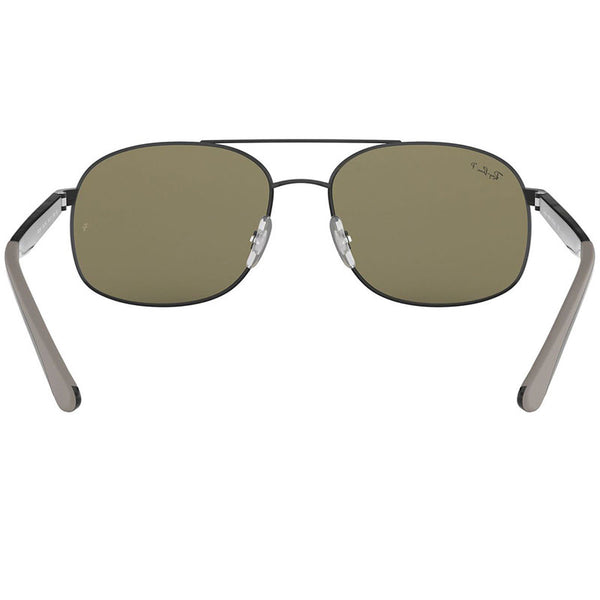 RayBan Square Men's Sunglasses Black RB3593 002/9A