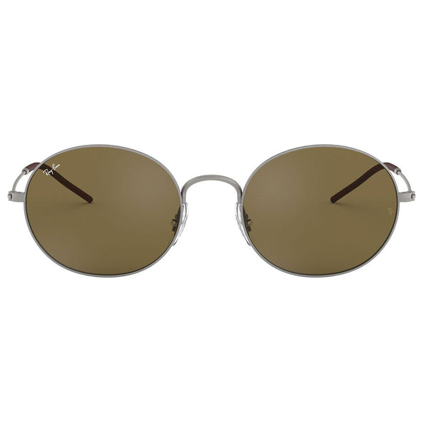 RayBan Beat Round Unisex Sunglasses with Dark Brown Lens RB3594 901573