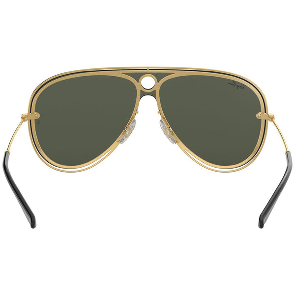 RayBan Unisex Sunglasses Shiny Black Gold RB3605N 187/71