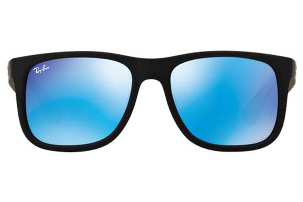 Ray Ban Aviator  RB4165 622/55 Black/ Blue Mirror Sunglasses