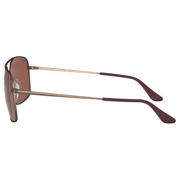 Ray-Ban Unisex Sunglasses Matte Brown RB3611 012/AF