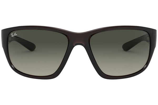 Ray-Ban Transparent Grey Sunglasses with grey lens RB4300 705/71