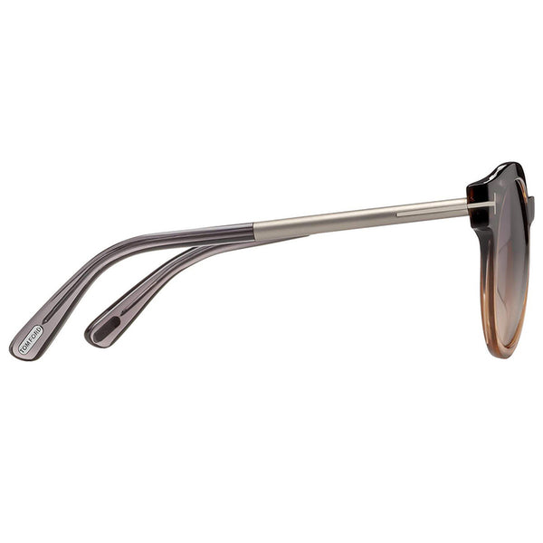 Tom Ford Janina Round Sunglasses Grey Gradient Lens FT0435 20B 51