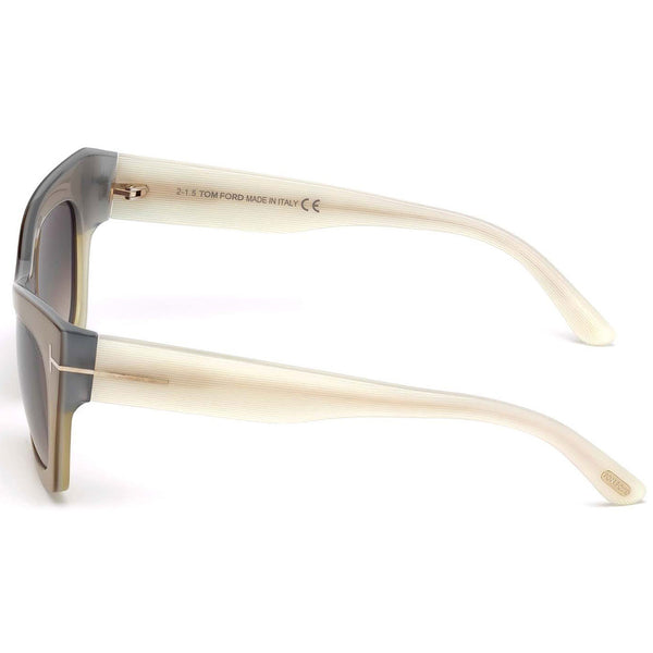 Tom Ford Kasia Cat Eye Sunglasses Brown Gradeient Lens FT0459 38F