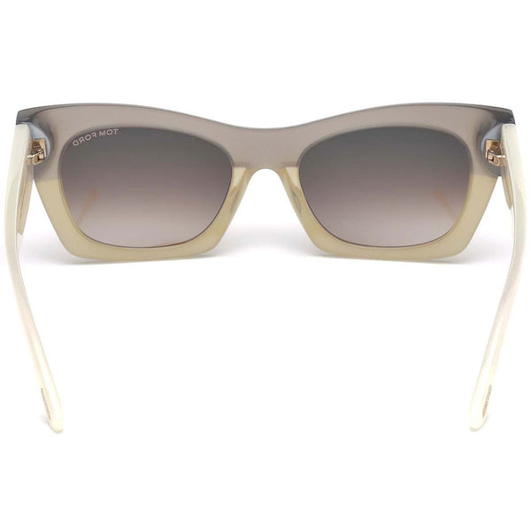 Tom Ford Kasia Cat Eye Sunglasses Brown Gradeient Lens FT0459 38F