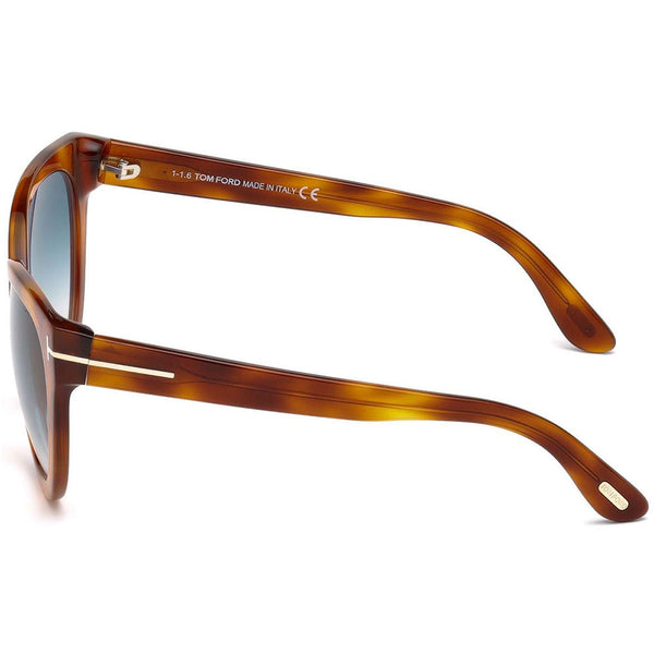 Tom Ford Arabella Women's Sunglasses W/Blue Gradient Lens FT0511 53W