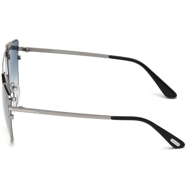 Tom Ford Jacquelyn Women's Sunglasses W/Blue Mirrored Lens FT0563 14X