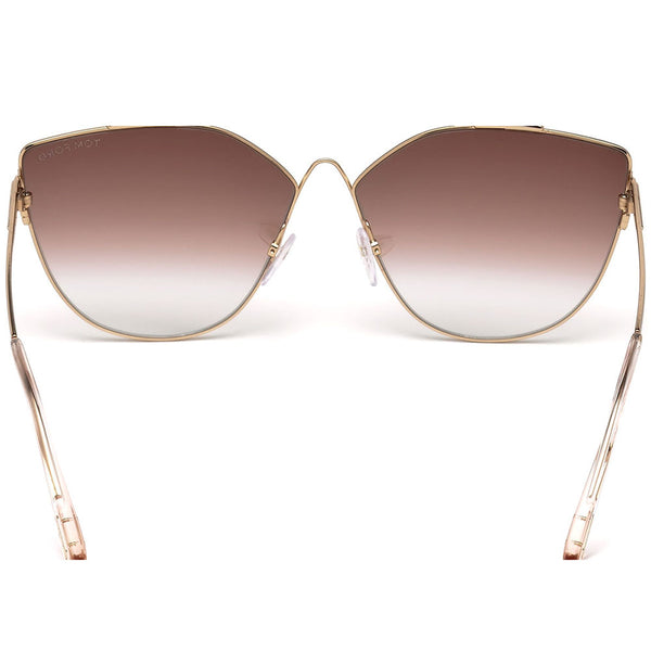 Tom Ford Jacquelyn Sunglasses Violet Mirrored Gradient LensFT0563 33Z
