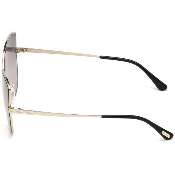 Tom Ford Elise Women's Sunglasses Grey Mirrored Lens FT0569 28C