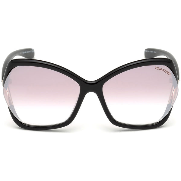 TomFord Astrid Oversize Women's Sunglasses Violet Lens FT0579 01Z