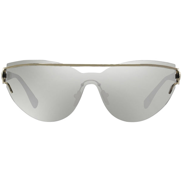 Versace Women's Sunglasses Pale Gold w/Silver Lens VE2186 12526G/38