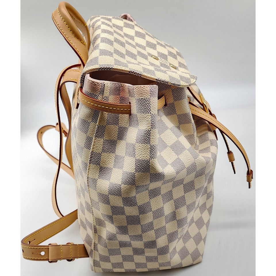 louis vuitton backpack sperone Louis Vuitton Sperone Backpack in Damier Azur Canvas