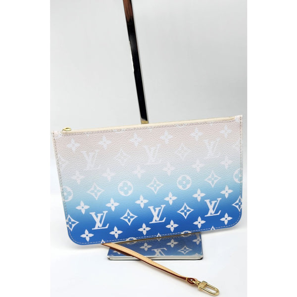 Louis Vuitton Neverfull MM Pochette in Multicolor Special Edition Monogram Canvas | Like New Condition