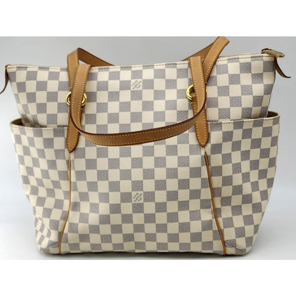 Louis Vuitton Totally MM Shoulder Bag in Damier Azur Canvas | Mint Condition