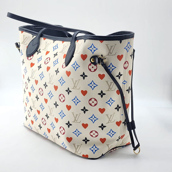 Louis Vuitton Multicolor Monogram Canvas Neverfull MM Tote With Pochette In Like New Condition