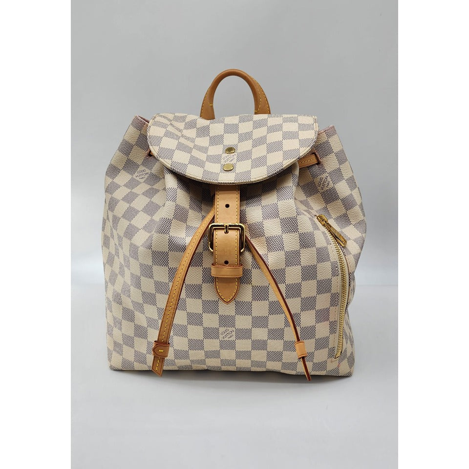 Louis Vuitton Sperone BB Backpack in Damier Azur Canvas in Mint