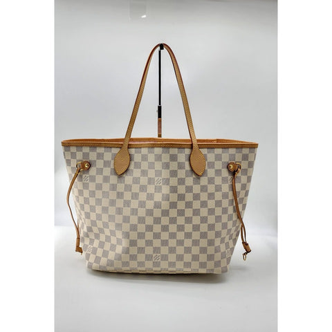Louis Vuitton Neverfull MM Tote in Damier Azur Canvas Mint Condition