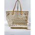 Louis Vuitton Neverfull MM Tote W/Pochette Damier Azur Canvas Like New Condition