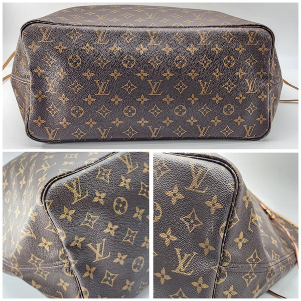 Louis Vuitton Neverfull GM Tote W/Pochette in Monogram Canvas in Mint Condition