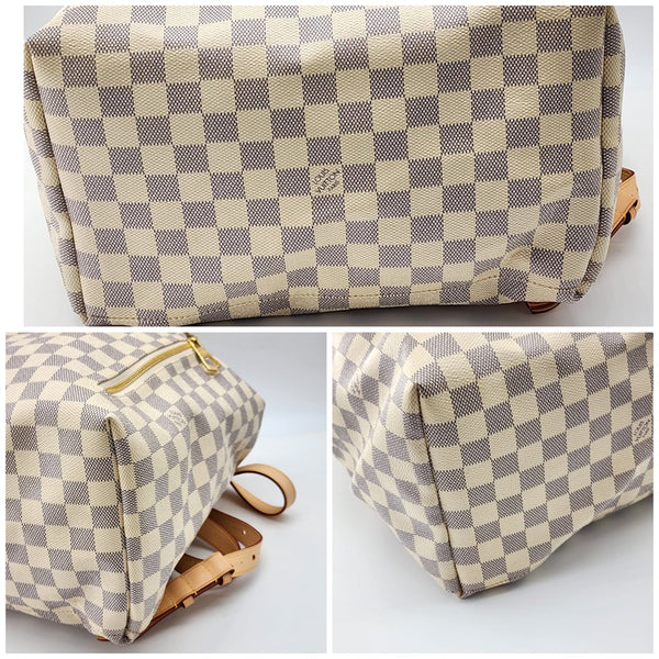 Louis Vuitton Sperone Backpack in Damier Azur Canvas | Like New Condition