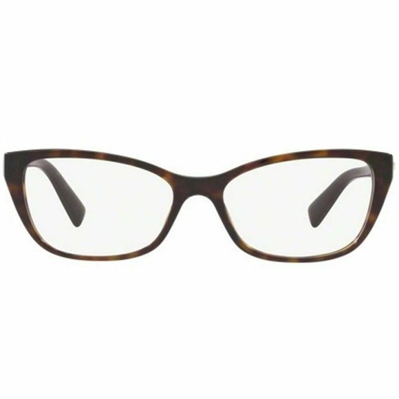 Versace Cat Eye Eyeglasses Dark Havana W/Demo Lens