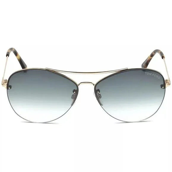 New Authentic Tom Ford Margaret FT0566-28W-60 Cat-Eye Sunglasses