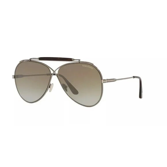 New Authentic Tom Ford Holden FT0818-08G-60 Aviator Sunglasses