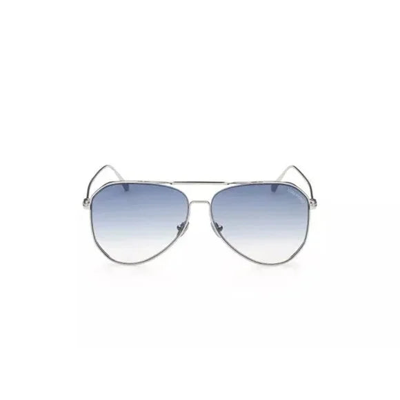 New Authentic Tom Ford Charles FT0853-16W-60 Aviator Sunglasses