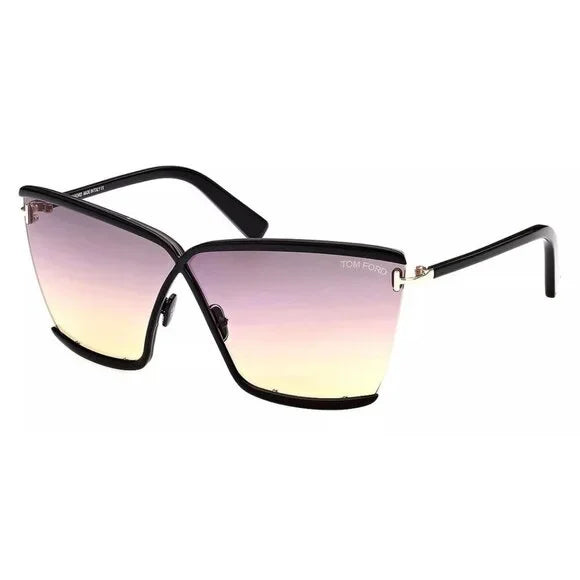 New Authentic Tom Ford Elle FT0936-01B-71 Square Sunglasses