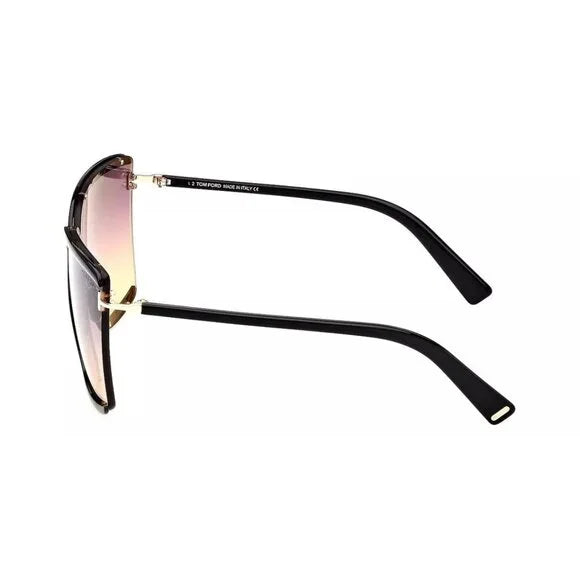 New Authentic Tom Ford Elle FT0936-01B-71 Square Sunglasses