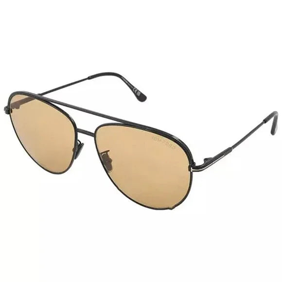 New Authentic Tom Ford FT0954-D-01E-62 Aviator Sunglasses