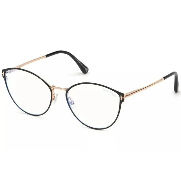 Tom Ford FT5573-B-005-55 Oval Eyeglasses