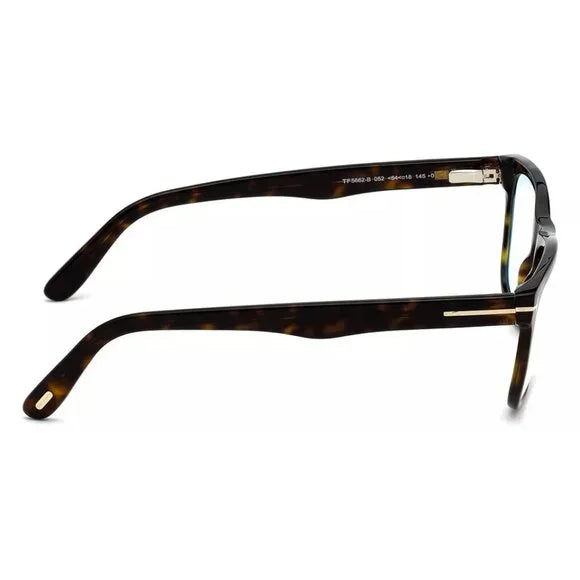 New Authentic Tom Ford FT5662-B-052-56 Square Eyeglasses