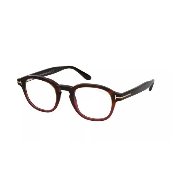 New Authentic Tom Ford FT5698-B-056-48 Round Eyeglasses