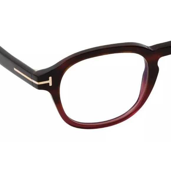 New Authentic Tom Ford FT5698-B-056-48 Round Eyeglasses