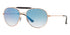 Ray-Ban RB3540 9035/3F Unisex Round Sunglasses w/Blue Gradient Lens