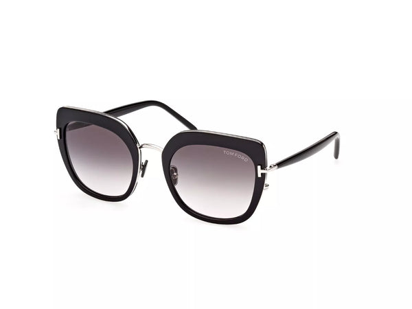 Tom Ford Virginia FT0945-05B-55 Butterfly Sunglasses